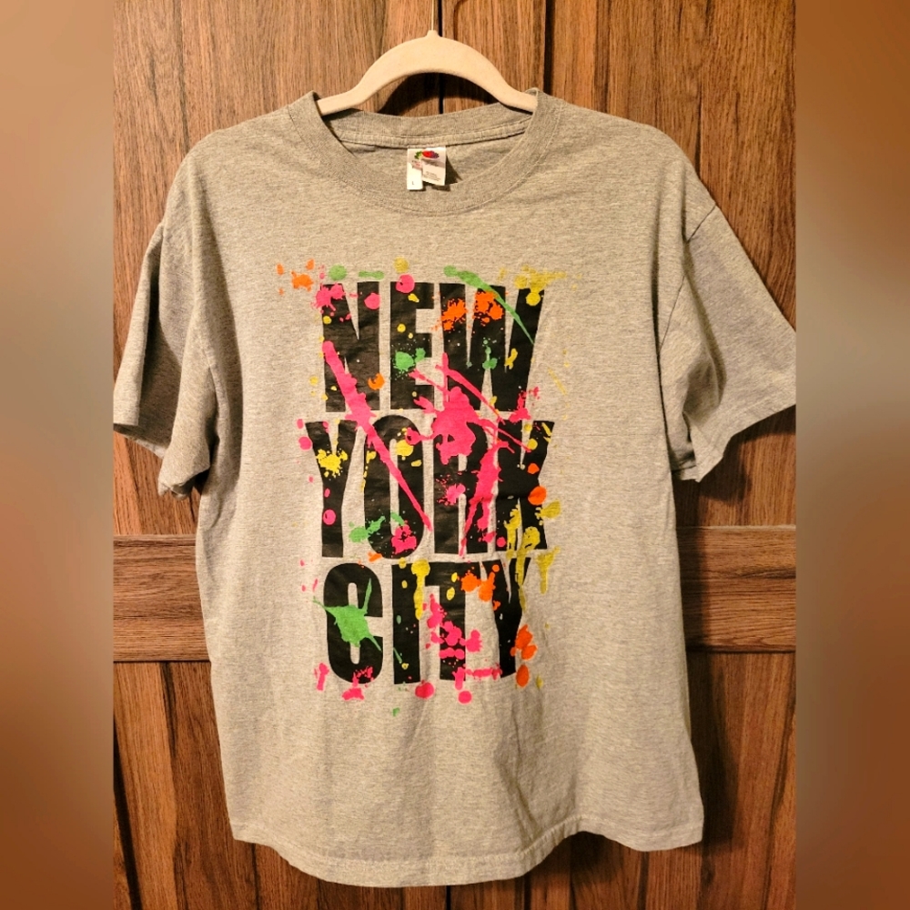 Vintage Neon Splash New York City Shirt